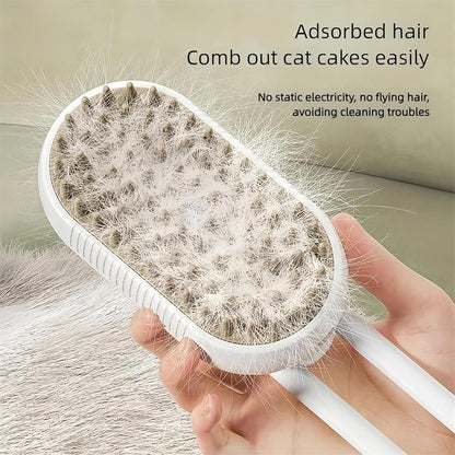 Brosse à Vapeur pour Chats & Chiens – Toilettage, Massage & Anti-Poils