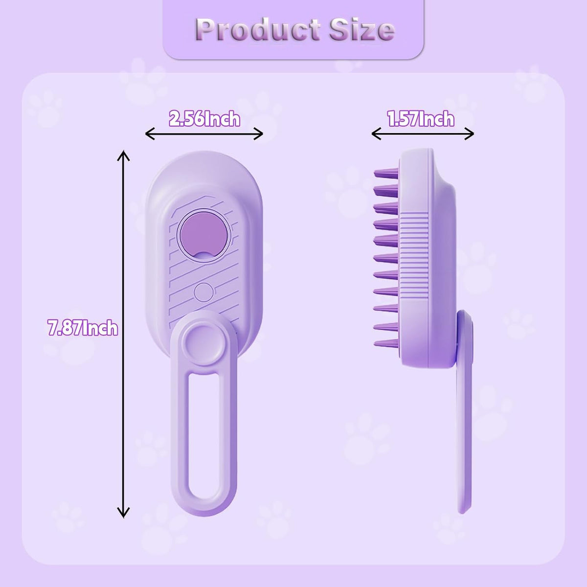 Brosse à Vapeur pour Chats & Chiens – Toilettage, Massage & Anti-Poils