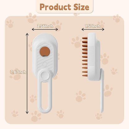 Brosse à Vapeur pour Chats & Chiens – Toilettage, Massage & Anti-Poils